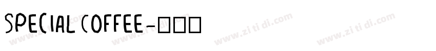 Special Coffee字体转换